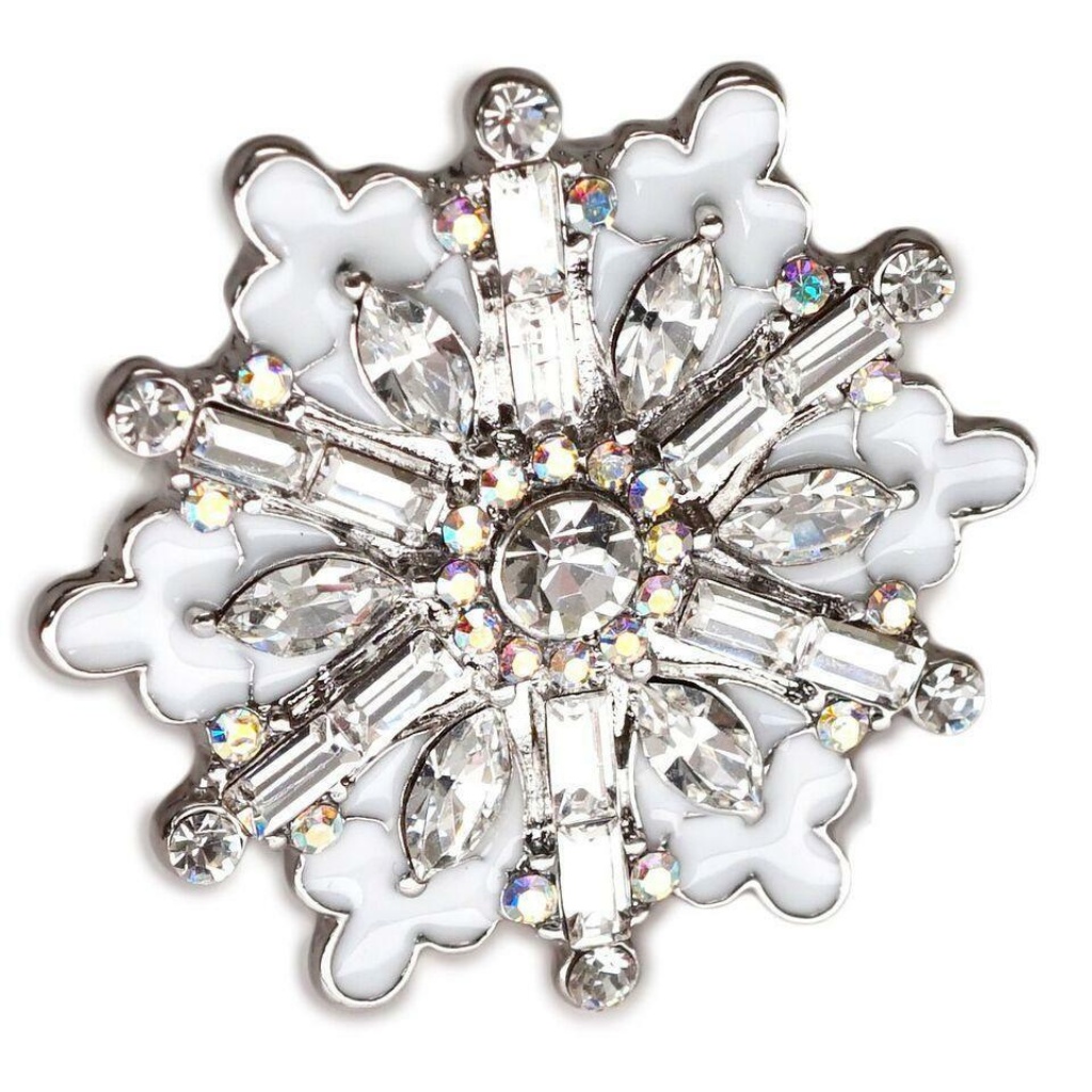 Winter Wonderland Snowflake Ring (Silvertone)